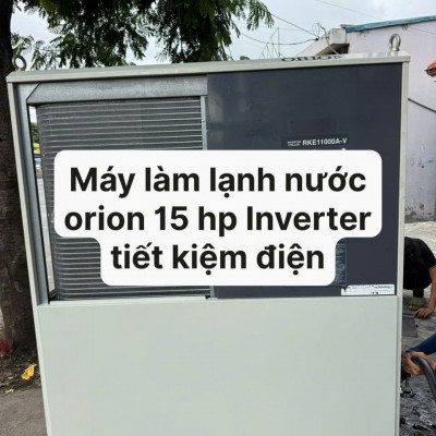 Máy Làm Lạnh nước 15hp ORION inverter  tiết kiệm điện